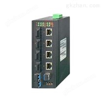卡轨式千兆非网管POE工业以太网交换机