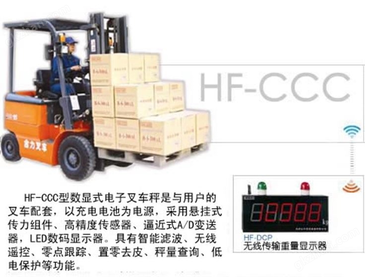 数显式电子叉车秤CCC