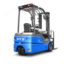 潍坊比亚迪三支点电动叉车1.5吨锂电池叉车